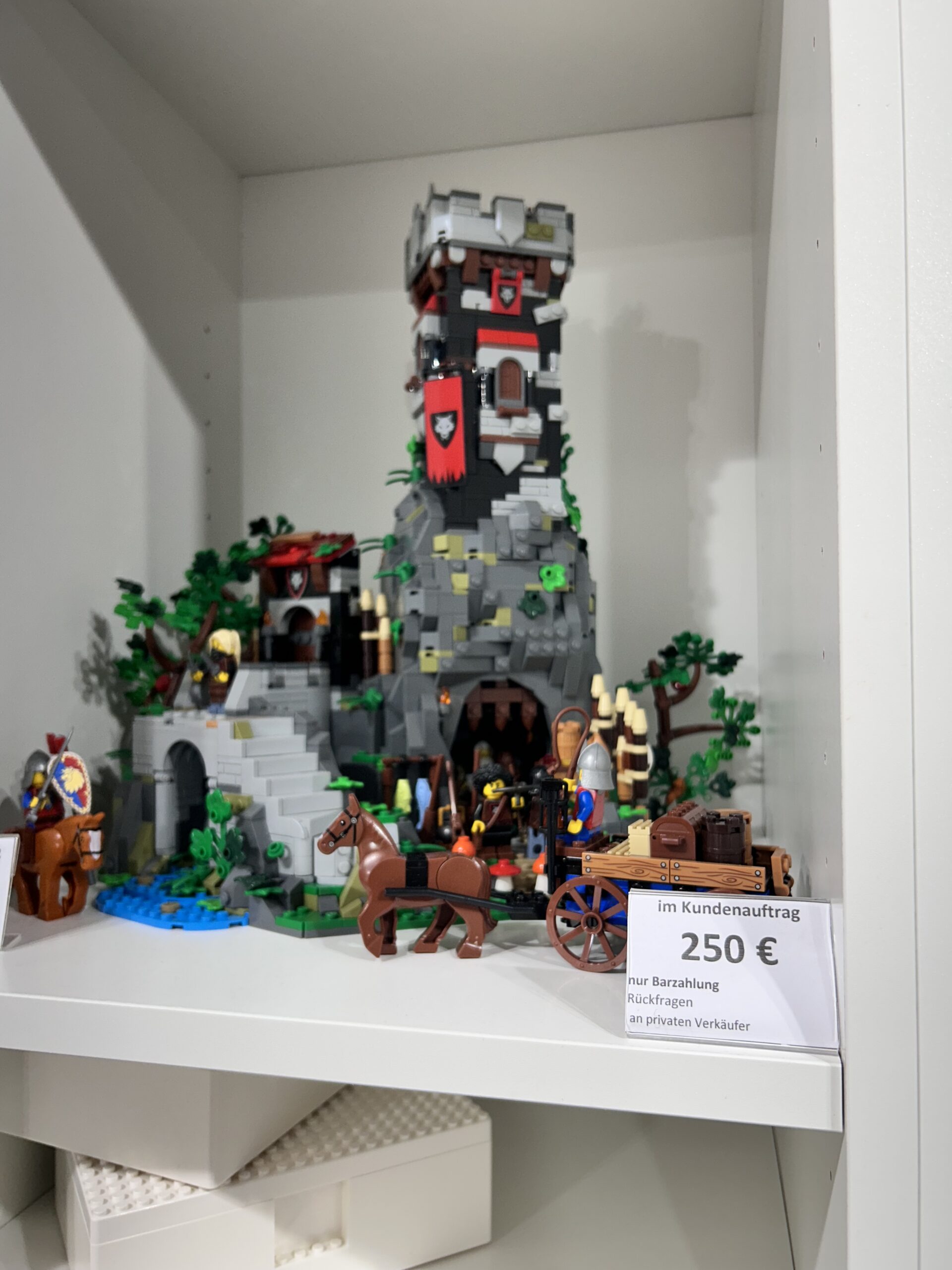 Winterliche Klemmbaustein-Ausstellung